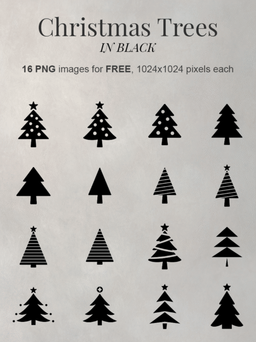 christmas tree cliparts